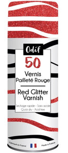 Vernis Odif pailletés rouge 125ml