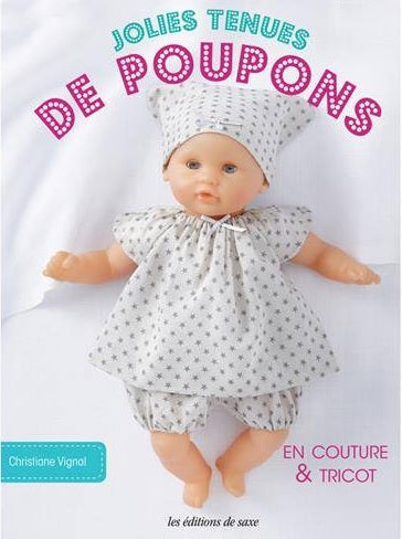 Jolies tenues de poupons en couture et tricot