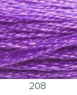 Fils Mouliné spécial 117 du n°208 à 225 8 couleurs