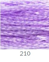 Fils Mouliné spécial 117 du n°208 à 225 8 couleurs