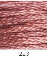 Fils Mouliné spécial 117 du n°208 à 225 8 couleurs