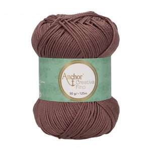 Lot 10 pelotes fil 100 % coton mercerisé Anchor Style Creativa Fino 50 g 73 couleurs