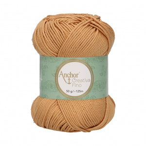 Lot 10 pelotes fil 100 % coton mercerisé Anchor Style Creativa Fino 50 g 73 couleurs