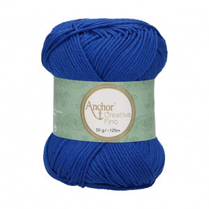 Lot 10 pelotes fil 100 % coton mercerisé Anchor Style Creativa Fino 50 g 73 couleurs