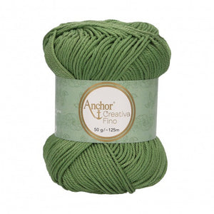 Lot 10 pelotes fil 100 % coton mercerisé Anchor Style Creativa 50 g 62 couleurs