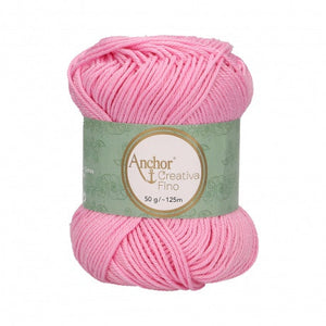 Lot 10 pelotes fil 100 % coton mercerisé Anchor Style Creativa 50 g 62 couleurs