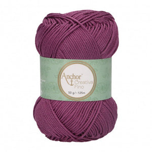 Lot 10 pelotes fil 100 % coton mercerisé Anchor Style Creativa 50 g 62 couleurs