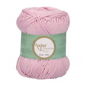 Lot 10 pelotes fil 100 % coton mercerisé Anchor Style Creativa Fino 50 g 73 couleurs