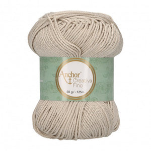 Lot 10 pelotes fil 100 % coton mercerisé Anchor Style Creativa 50 g 62 couleurs