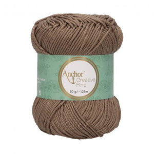 Lot 10 pelotes fil 100 % coton mercerisé Anchor Style Creativa 50 g 62 couleurs