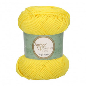 Lot 10 pelotes fil 100 % coton mercerisé Anchor Style Creativa 50 g 62 couleurs