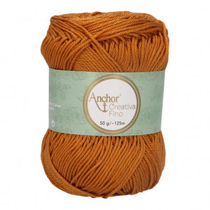 Lot 10 pelotes fil 100 % coton mercerisé Anchor Style Creativa Fino 50 g 73 couleurs