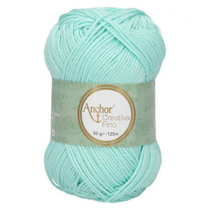 Lot 10 pelotes fil 100 % coton mercerisé Anchor Style Creativa Fino 50 g 73 couleurs