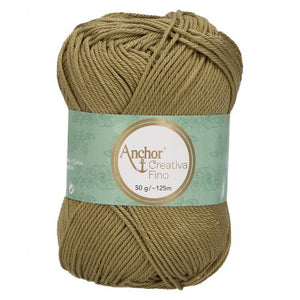 Lot 10 pelotes fil 100 % coton mercerisé Anchor Style Creativa 50 g 62 couleurs