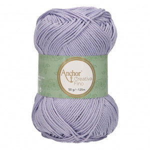 Lot 10 pelotes fil 100 % coton mercerisé Anchor Style Creativa Fino 50 g 73 couleurs