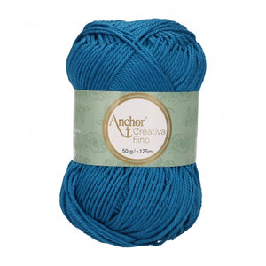 Lot 10 pelotes fil 100 % coton mercerisé Anchor Style Creativa Fino 50 g 73 couleurs