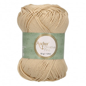 Lot 10 pelotes fil 100 % coton mercerisé Anchor Style Creativa 50 g 62 couleurs