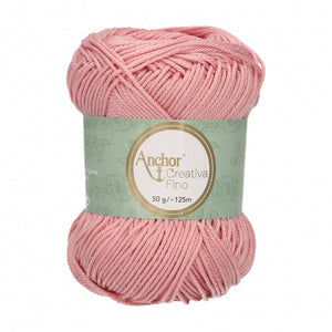 Lot 10 pelotes fil 100 % coton mercerisé Anchor Style Creativa 50 g 62 couleurs