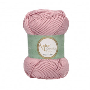 Lot 10 pelotes fil 100 % coton mercerisé Anchor Style Creativa Fino 50 g 73 couleurs