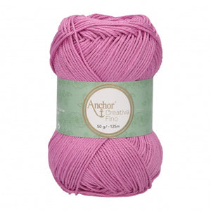 Lot 10 pelotes fil 100 % coton mercerisé Anchor Style Creativa Fino 50 g 73 couleurs