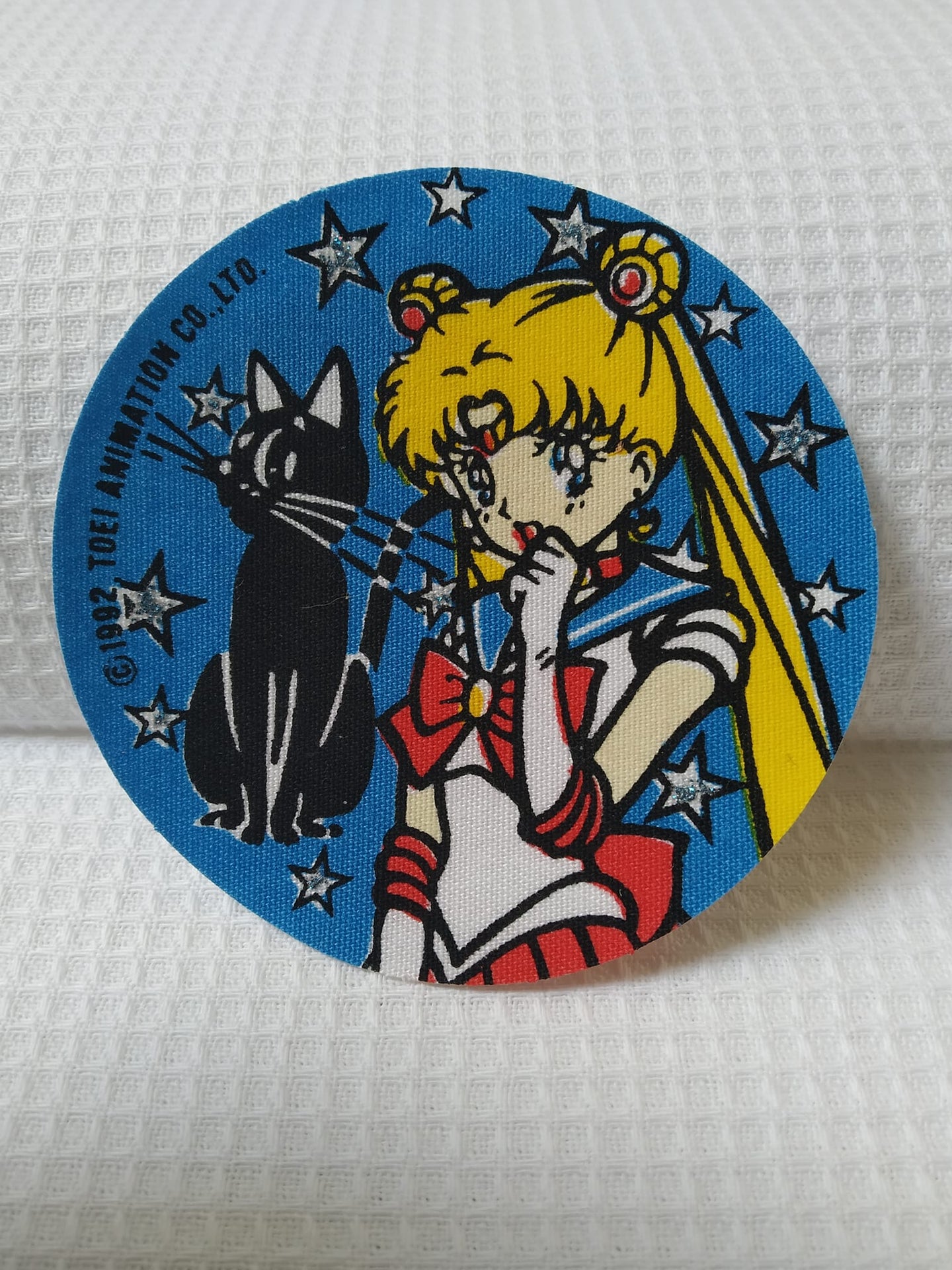 Ecusson  thermo Sailor Moon fond bleu