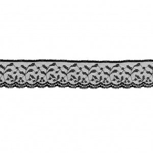 Rouleau dentelle noir 2.6 cm X 15 mètres