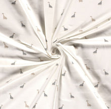 Charger l&#39;image dans la galerie, Tissu sweat polaire alpin imprimé girafes 150 cm
