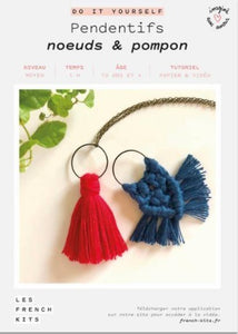 Kit fils pour pendentifs Nœuds et Pompon