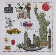 Charger l&#39;image dans la galerie, Semi-kit Fiches &amp; Charms &quot;I Love New York&quot;
