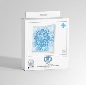 Kit broderie diamant coussin le flocon de neige