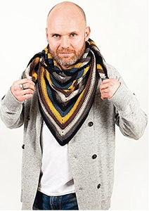 Écharpes snoods et accessoires homme au crochet.