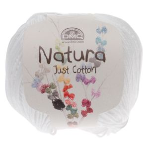 Lot de 10 pelotes Natura Just coton 50 g 155 mètres 49 couleurs