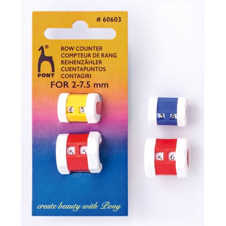 Compteurs de rang de 2 mm à 7.5 mm PONY