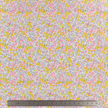 Charger l&#39;image dans la galerie, Tissu Liberty Fabrics Tana Lawn Wiltshire Bud jaune et rose 136 cm
