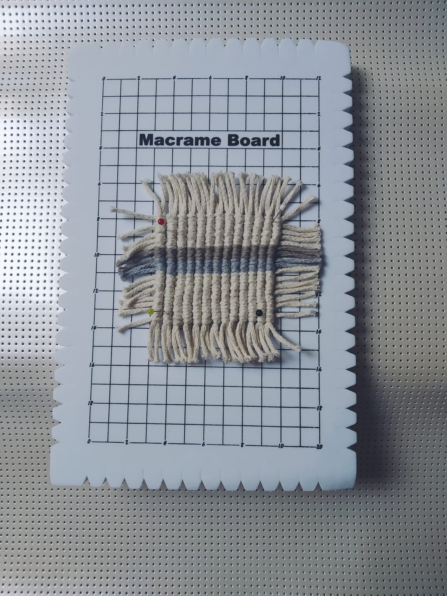 Règle de planche en macramé, légère, Portable, pour le tricot, mesure