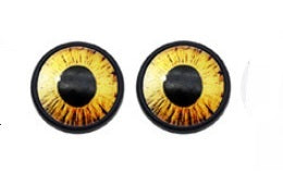 Cabochons en verre yeux sécurisés 24 mm 15 modèles