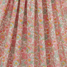 Charger l&#39;image dans la galerie, Tissu Liberty Betsy Tana Lawn Édition 40 ans rose et bleu 136 cm
