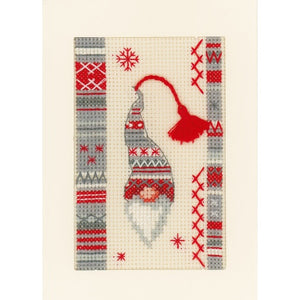 Cartes de vœux lutin de noël aida lot de 3