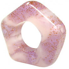 Charger l&#39;image dans la galerie, Perles plastiques roses pentagonale 25/35 mm 4 couleurs

