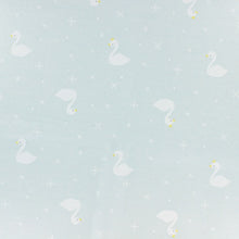 Charger l&#39;image dans la galerie, Tissu molleton sweatshirt Kiyohara cygne 100 % coton rose 83 cm
