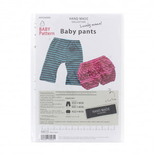 Patron bébé pantalon et pantacourt