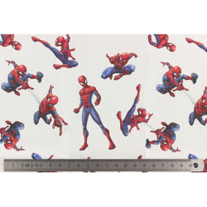 Coupon tissu Spiderman 100 % coton 45x45 cm