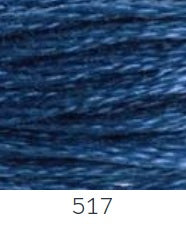 Fils Mouliné spécial 117 du n° 500 à 598 26 couleurs