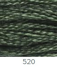 Fils Mouliné spécial 117 du n° 500 à 598 26 couleurs