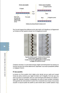 Guide de couture à la machine à coudre