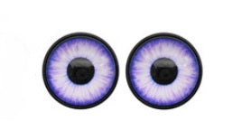 Cabochons en verre yeux sécurisés 24 mm 15 modèles