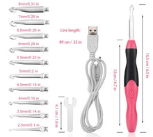 Charger l&#39;image dans la galerie, Trousse pour crochets lumineux USB 11 pièces 3 couleurs
