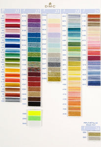 Fils Mouliné spécial 117 du n° 300 à 372 38 couleurs