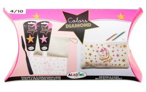 Coffret trousse à customiser "licorne"