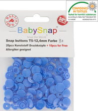 Charger l&#39;image dans la galerie, 30 Boutons pressions plastiques ronds BabySnap 12.4 mm 35 couleurs
